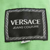 Versace Manteau en vert