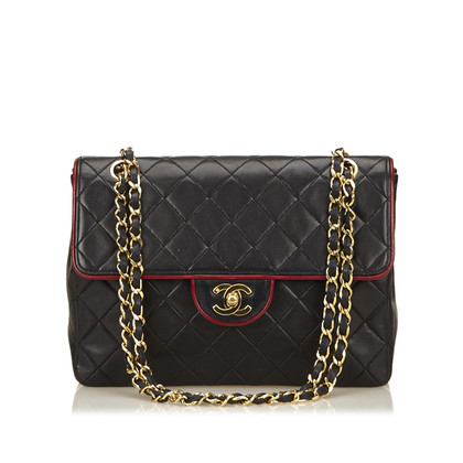 chanel red bag classic