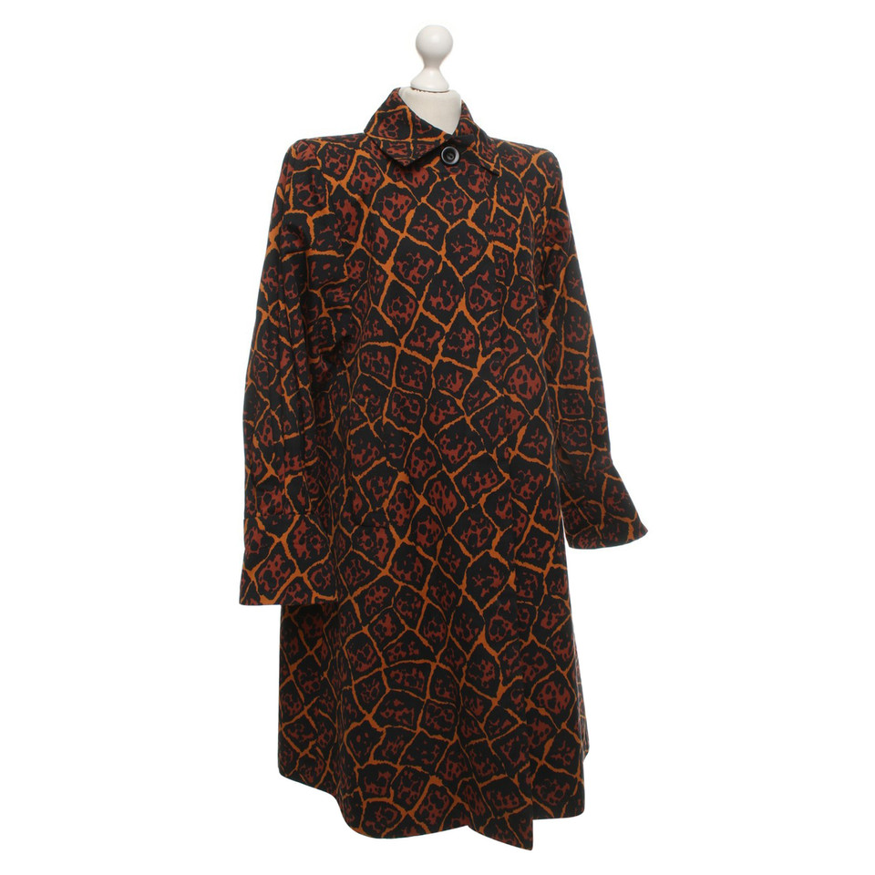 Yves Saint Laurent Coat with graphic pattern