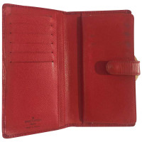 Louis Vuitton Red EPI leather wallet