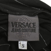 Versace Top in zwart / Zilver