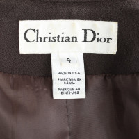 Christian Dior Anzug aus Wolle in Braun