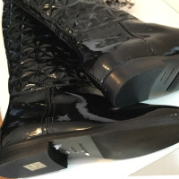 Armani Boots patent leather