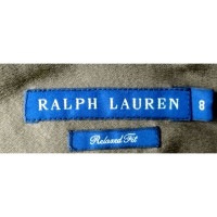 Ralph Lauren Zijden blouse in Olive