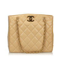 Chanel Mademoiselle Leather in Beige