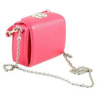 Alexander McQueen Box Bag 19 Leer in Roze