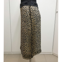 Dolce & Gabbana Seidenrock mit Leoparden-Print