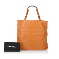 Chanel Leren Tote Bag