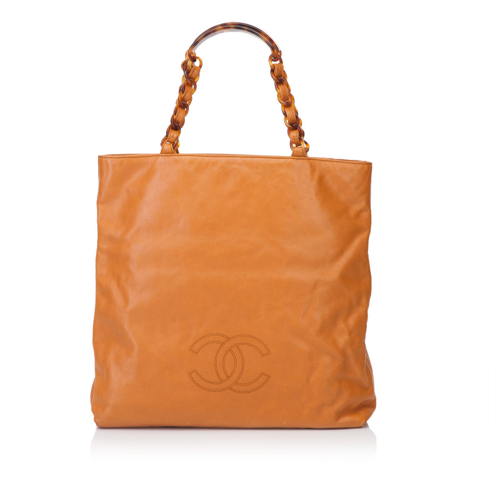 Chanel Leren Tote Bag