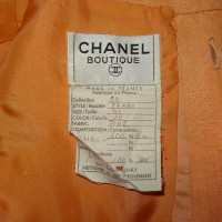 Chanel Linen dress in orange