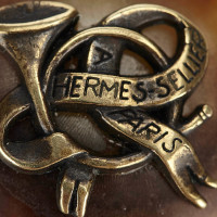 Hermès Round Clip On Earrings