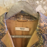 Prada Gold-colored blazer with pattern