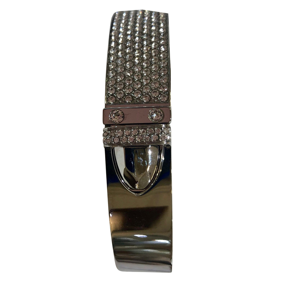 Swarovski braccialetto colorato in argento con finiture di strass