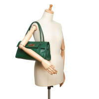 Mulberry Bayswater Leer in Groen