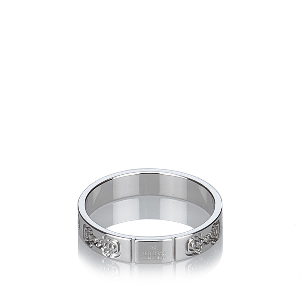 Gucci 18K white gold ring