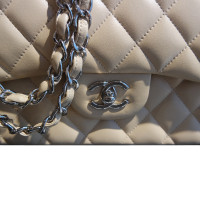 Chanel "Jumbo Flap Bag" beige