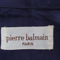 Pierre Balmain Pierre Balmain blauw pois shirt