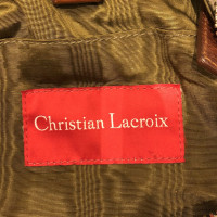 Christian Lacroix Schultertasche aus Pythonleder