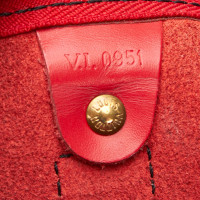 Louis Vuitton Keepall 50 Leer in Rood