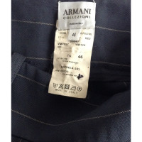 Armani Collezioni Broek met krijtstrepen