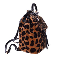 Dolce & Gabbana Backpack MISS SICILY with Leopard Print
