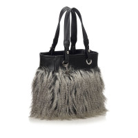 Chanel Shoulder bag with fur trim