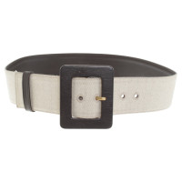 Yves Saint Laurent riem in Beige