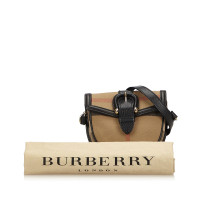 Burberry Geruite Jacquard Crossbody tas