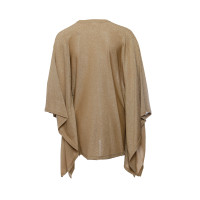 Michael Kors Gold-colored knit poncho