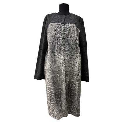 Inès & Maréchal Jacket/Coat Fur in Grey
