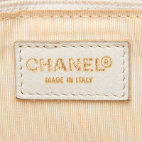 Chanel Surpique Leather in White