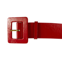 Yves Saint Laurent Cinture in rosso