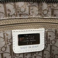 Christian Dior Gaucho Saddle Bag Leer in Crème