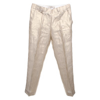 Etro Trousers Linen in Gold