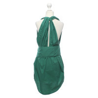Acne Kleid aus Baumwolle in Grün