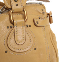 Chloé Paddington Bag Leer in Oker