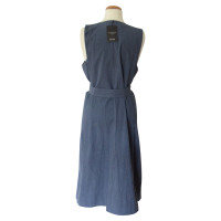 Isabel Marant Etoile Midi blauwe jurk met riem