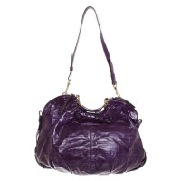 Escada Handtasche aus Leder in Violett