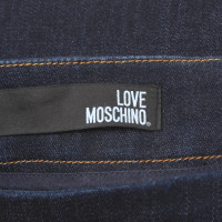 Moschino Love Jupe en jean avec impression