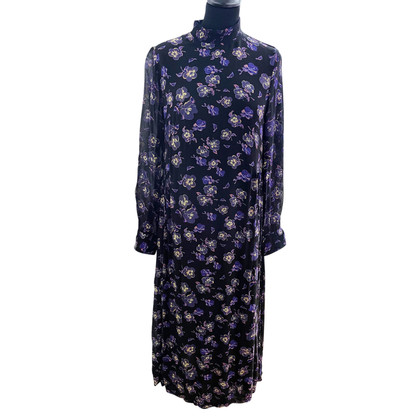 Ganni Kleid aus Viskose in Violett