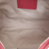 Coach Textured patent leather handbag