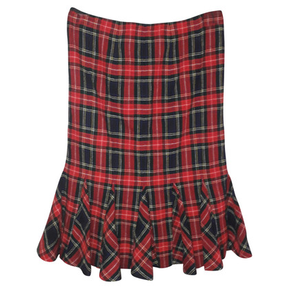 Luisa Spagnoli Skirt Wool in Red
