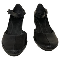Clarks Sandals Leather in Black