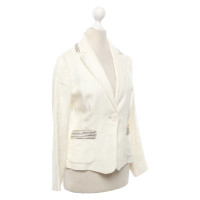 Etro Blazer in Lino in Crema