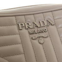 Prada Shoulder bag Leather in Taupe