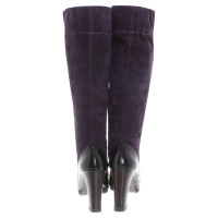 Paule Ka Boots in Purple / zwart