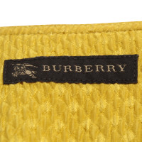 Burberry Short silk top in yellow