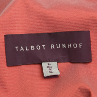Talbot Runhof Abito da sera in corallo rosso