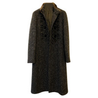 Blumarine Cappotto con collo in visone