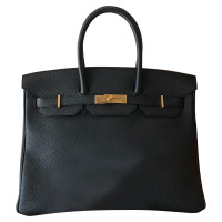 Hermès Birkin Bag 35 Leather in Black